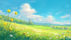 小花丛草原