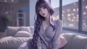 甜美可爱女孩