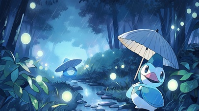 可爱的小鸭