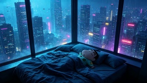 4K 暴雨天 氛围 白噪音 