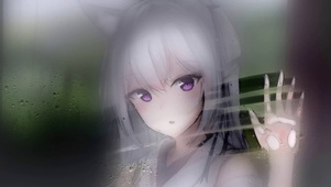 窗外女孩