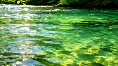 护眼小河流水