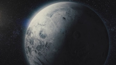 4K 高清 美丽的深空间行星