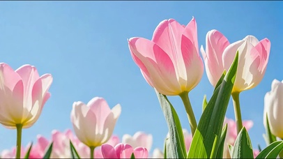 唯美清新的郁金香