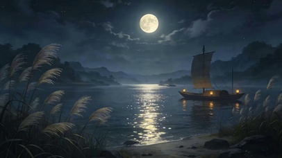 古风月圆之夜