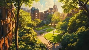 城市绿地广场中心建筑