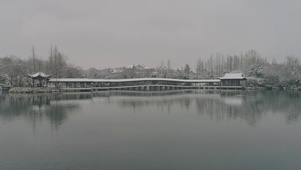 西湖雪景