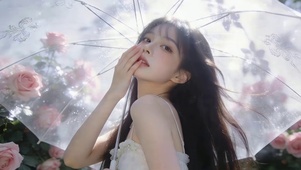 治愈鲜花女孩