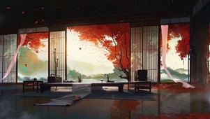 枫叶庭院