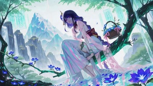 幽溪蓝花雷电将军