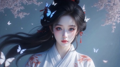 蝶韵青丝