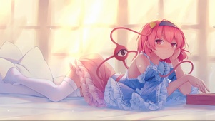 粉发少女