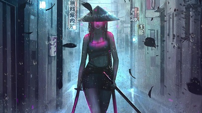 雨夜女武士
