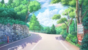 清新乡村道路
