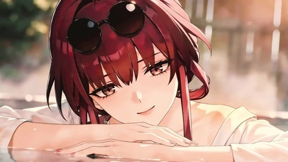 卡芙卡·温泉·黄昏