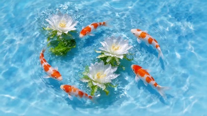 治愈小清新锦鲤