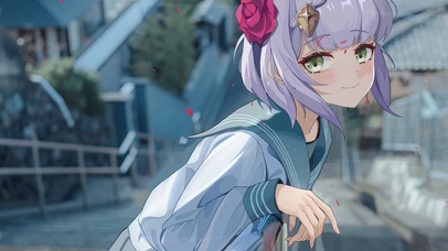 校服美少女 