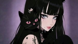暗夜猫语
