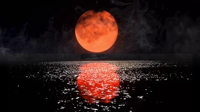 红色月亮