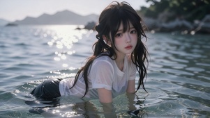 水中女孩