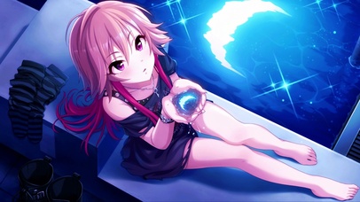 星月下的美少女