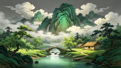 青山绿水