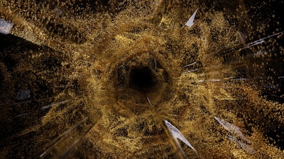 3D粒子特效隧道