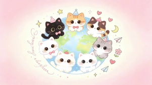 地球没有小猫不旋转