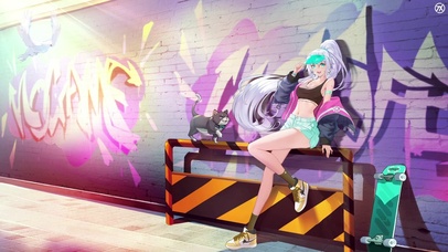 与天选姬一起享受闲暇时光