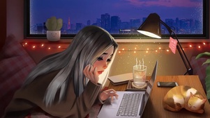 深夜工作