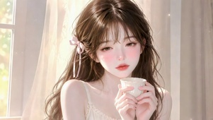 纯欲系窗边少女
