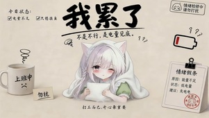 我累了