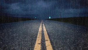 公路大暴雨