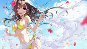 夏日海滩女孩