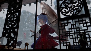 甘雨-窗前雪