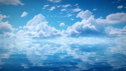 蔚蓝的海