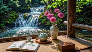 山涧听流