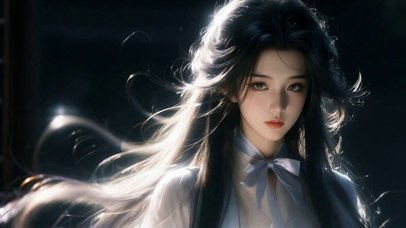 写实古风唯美少女