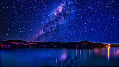 浩瀚的璀璨夜空