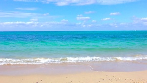 放松蓝色海滩