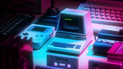 复古游戏机电脑