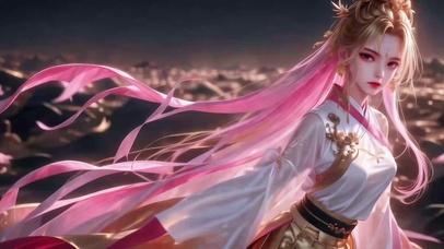 长发仙气古风侠女