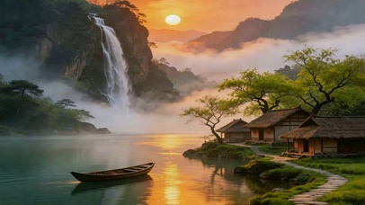 夜幕降临
