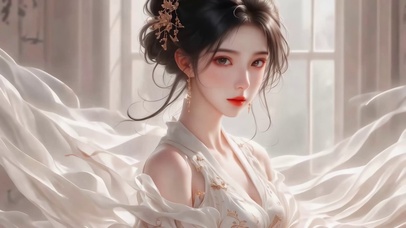 气质高雅治愈元气性感美女