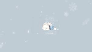 看，下雪了耶