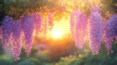 紫藤花开