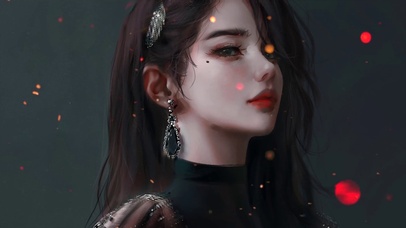 美丽的高冷少女