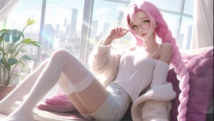 居家清纯甜美少女