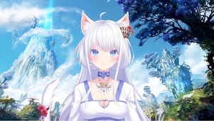 雪山白猫少女