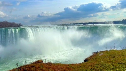 壮观瀑布流水4K